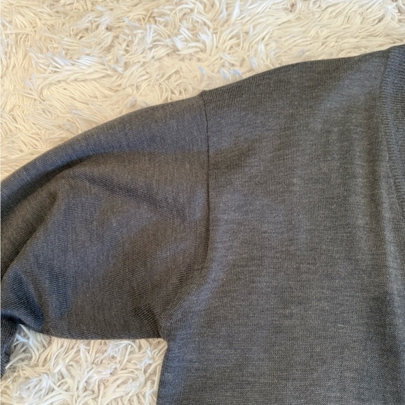 Charcoal Gray Button-Down Cardigan Sweater - Picture 4 of 4